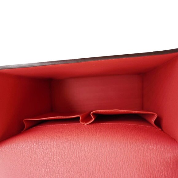 Hermes  Cinhetic Boxy Leather Top Handle Shoulder Bag Pink - Picture 10 of 13